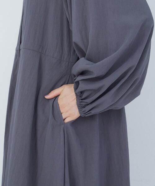 ADIEU TRISTESSE（アデュートリステス）の「レーヨンナイロンワンピース（ワンピース・レディース・チャコールグレー/パープル・38）」の19枚目の写真