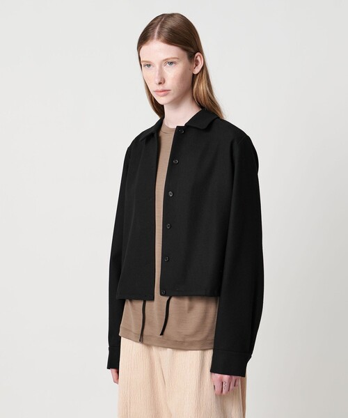 Steven Alan（スティーブンアラン）の「＜Steven Alan＞ドローストリング シャツ（シャツ/ブラウス・レディース・ベージュ/ブラック・S/M）」の2枚目の写真