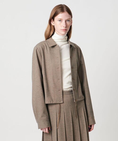 Steven Alan（スティーブンアラン）の「＜Steven Alan＞ドローストリング シャツ（シャツ/ブラウス・レディース・ベージュ/ブラック・S/M）」の4枚目の写真