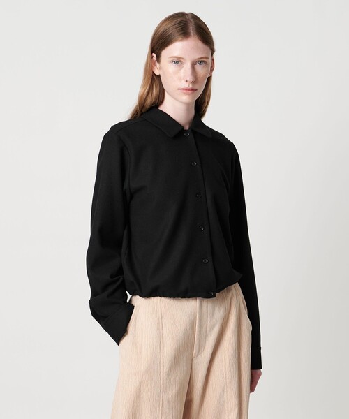 Steven Alan（スティーブンアラン）の「＜Steven Alan＞ドローストリング シャツ（シャツ/ブラウス・レディース・ベージュ/ブラック・S/M）」の7枚目の写真