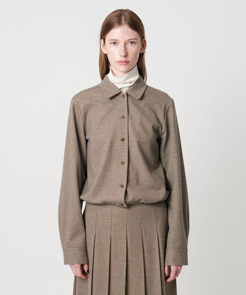 Steven Alan（スティーブンアラン）の「＜Steven Alan＞ドローストリング シャツ（シャツ/ブラウス・レディース・ベージュ/ブラック・S/M）」の9枚目の写真