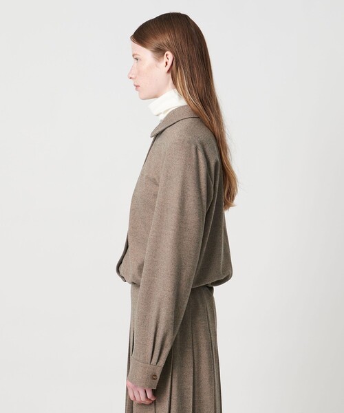 Steven Alan（スティーブンアラン）の「＜Steven Alan＞ドローストリング シャツ（シャツ/ブラウス・レディース・ベージュ/ブラック・S/M）」の10枚目の写真