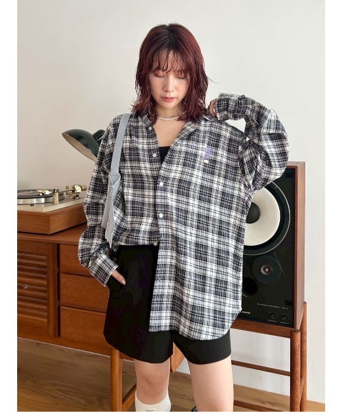 LILY BROWN ×ANNA SUI】オーバーネルチェックシャツ（シャツ/ブラウス  