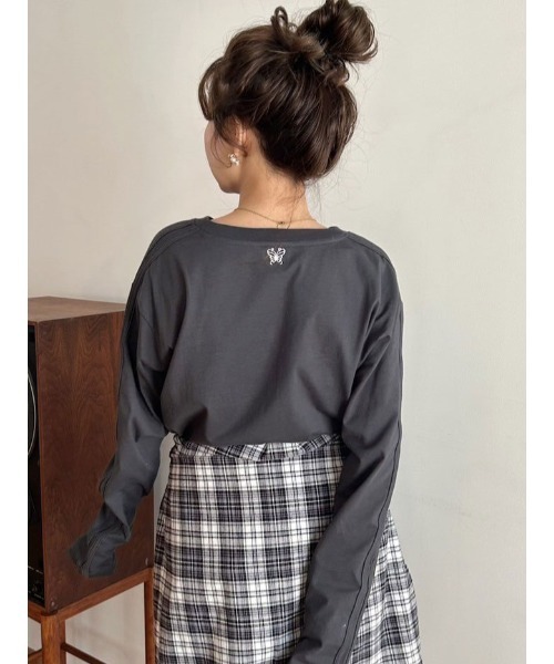 セール】【LILY BROWN ×ANNA SUI】オーバーネルチェックシャツ（シャツ