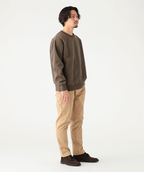 B:MING by BEAMS（ビーミングバイビームス）の「ワッフル フリース クルーネック スウェット（スウェット・メンズ・オリーブ/チャコールグレー・XL/L/M/S）」の5枚目の写真