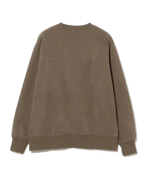 B:MING by BEAMS（ビーミングバイビームス）の「ワッフル フリース クルーネック スウェット（スウェット・メンズ・オリーブ/チャコールグレー・XL/L/M/S）」の12枚目の写真