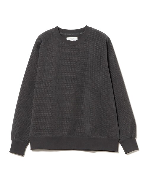 B:MING by BEAMS（ビーミングバイビームス）の「ワッフル フリース クルーネック スウェット（スウェット・メンズ・オリーブ/チャコールグレー・XL/L/M/S）」の14枚目の写真