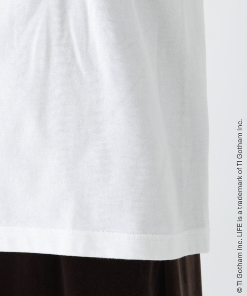 Elura(エルーラ)の「LIFE PCプリントロンTEE/498587(Tシャツ/カットソー・レディース・ホワイト/ブラック/ホワイト系その他6・FREE)」の17枚目の写真