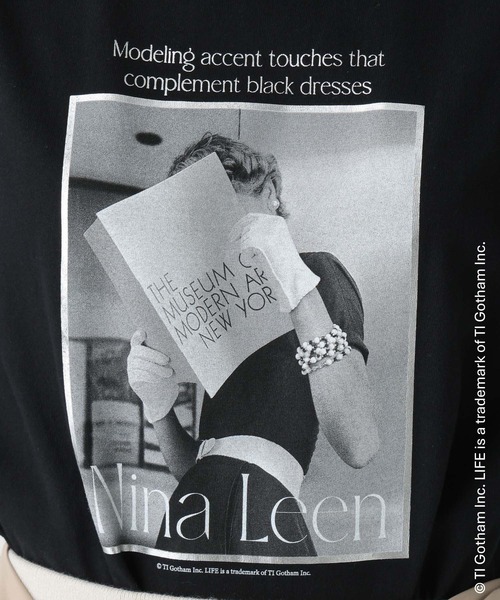 Elura(エルーラ)の「LIFE PCプリントロンTEE/498587(Tシャツ/カットソー・レディース・ホワイト/ブラック/ホワイト系その他6・FREE)」の20枚目の写真