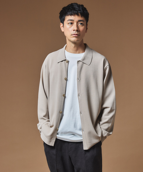 EDIFICE(エディフィス)の「"MULTI FUNCTION" カーディガン(カーディガン/ボレロ・メンズ・ボルドー/ベージュ/ブラック・LARGE/MEDIUM)」の3枚目の写真