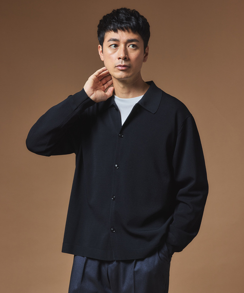 EDIFICE(エディフィス)の「"MULTI FUNCTION" カーディガン(カーディガン/ボレロ・メンズ・ボルドー/ベージュ/ブラック・LARGE/MEDIUM)」の13枚目の写真