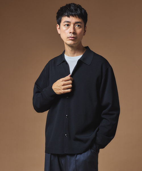 EDIFICE(エディフィス)の「"MULTI FUNCTION" カーディガン(カーディガン/ボレロ・メンズ・ボルドー/ベージュ/ブラック・LARGE/MEDIUM)」の14枚目の写真