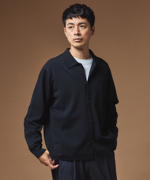 EDIFICE(エディフィス)の「"MULTI FUNCTION" カーディガン(カーディガン/ボレロ・メンズ・ボルドー/ベージュ/ブラック・LARGE/MEDIUM)」の17枚目の写真