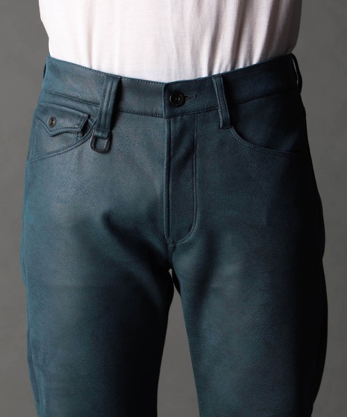 NICOLE CLUB FOR MEN(ニコルクラブフォーメン)の「レザーライクムラプリントカットソーパンツ(その他パンツ・メンズ・ブラック/シルバーグレー/ブルー系その他・SMALL/MEDIUM/LARGE/X-LARGE)」の9枚目の写真