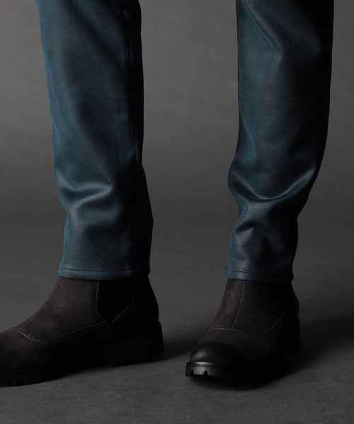 NICOLE CLUB FOR MEN(ニコルクラブフォーメン)の「レザーライクムラプリントカットソーパンツ(その他パンツ・メンズ・ブラック/シルバーグレー/ブルー系その他・SMALL/MEDIUM/LARGE/X-LARGE)」の12枚目の写真