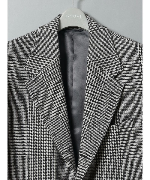 セール】GOOVI シングルチェスターコート ウールカシミヤ ソフト