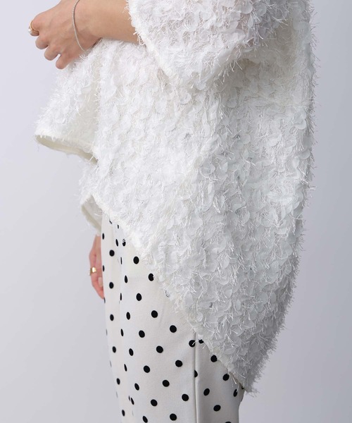 PICCIN（ピッチン）の「フェザープルオーバー（Tシャツ/カットソー・レディース・オフホワイト/ブラック・M）」の18枚目の写真