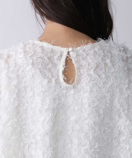 PICCIN（ピッチン）の「フェザープルオーバー（Tシャツ/カットソー・レディース・オフホワイト/ブラック・M）」の19枚目の写真