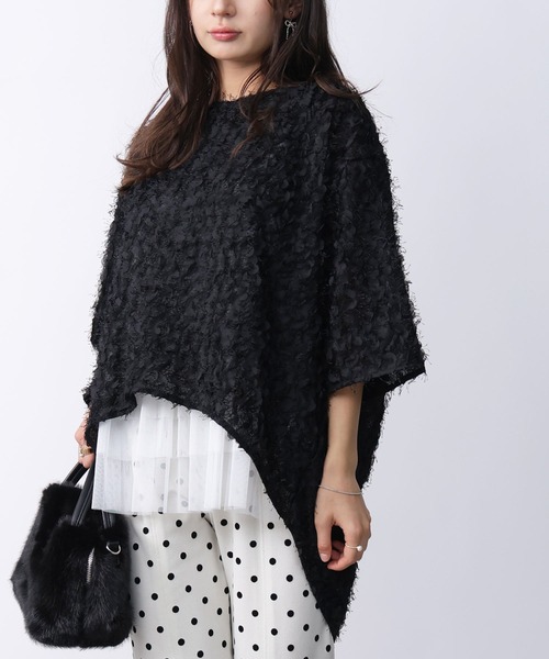 PICCIN（ピッチン）の「フェザープルオーバー（Tシャツ/カットソー・レディース・オフホワイト/ブラック・M）」の13枚目の写真