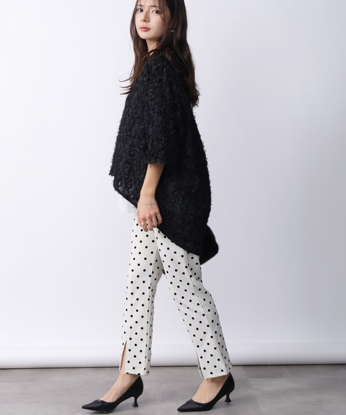 PICCIN（ピッチン）の「フェザープルオーバー（Tシャツ/カットソー・レディース・オフホワイト/ブラック・M）」の15枚目の写真