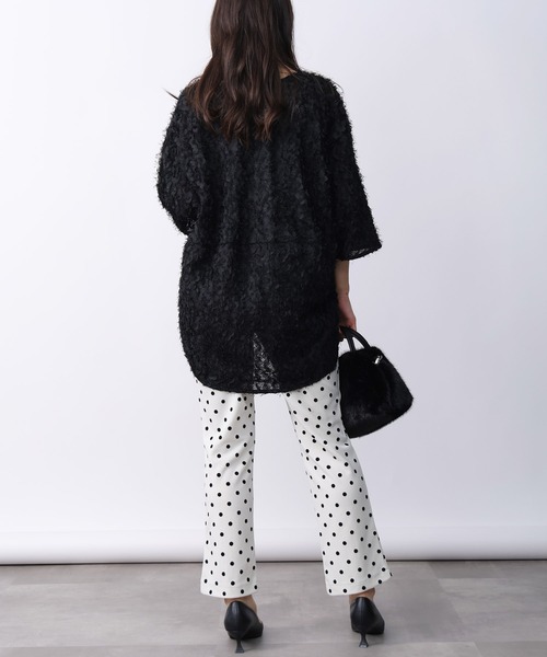 PICCIN（ピッチン）の「フェザープルオーバー（Tシャツ/カットソー・レディース・オフホワイト/ブラック・M）」の16枚目の写真