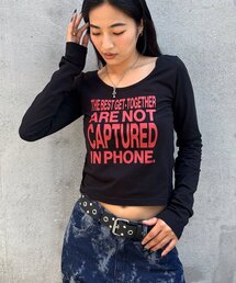 WHO'S WHO gallery | 【AW先行予約】【WEB限定】メッセージトップス(Tシャツ/カットソー)