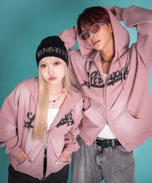 Abbey Dawn 長袖　パーカー　ジャケット　ピンク　Sサイズ　角付き Abbey Dawn 長袖 パーカー ジャケット ピンク Sサイズ 角付き
