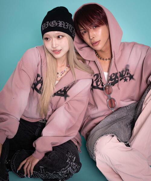 LTR DEPTH（レイターデプス）の「LTR DEPTH/【25年秋冬新作】グラフィックZIPパーカー（パーカー・メンズ・ピンク/ブラウン/ブラック・MEDIUM/LARGE）」の11枚目の写真