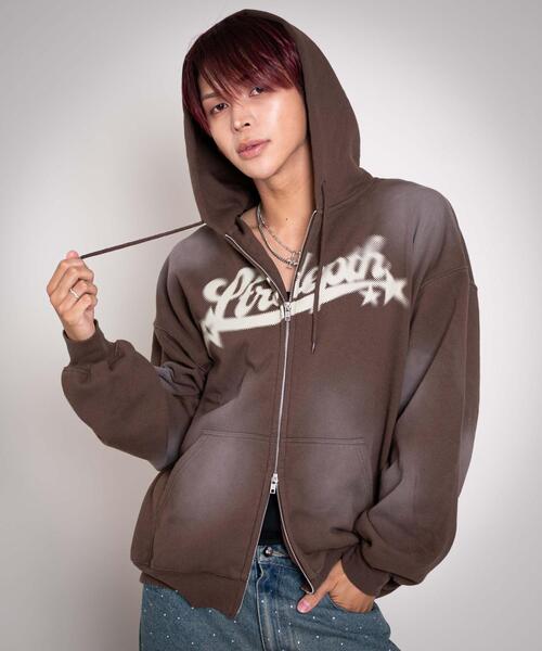 LTR DEPTH/【25年秋冬新作】グラフィックZIPパーカー（パーカー