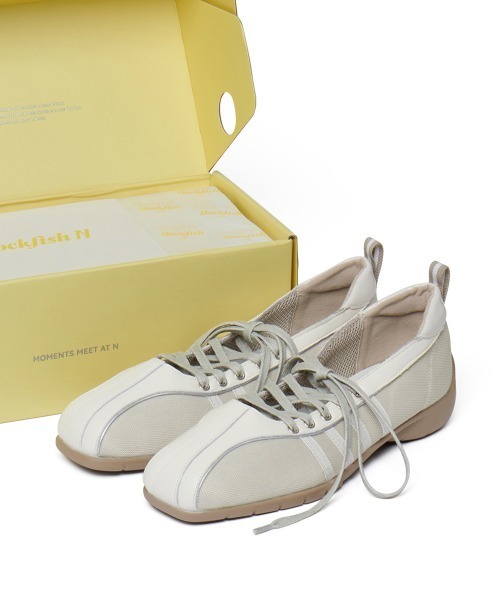 ROCKFISH WEATHERWEAR（ロックフィッシュウェザーウェア）の「[ROCKFISH N] BLISS LACEUP SNEAKERS（スニーカー・レディース・ピンク/ライトベージュ/ブラック/チョコ/スカイブルー/セージグリーン・23.0cm/25.0cm/24.5cm/24.0cm/23.5cm）」の14枚目の写真