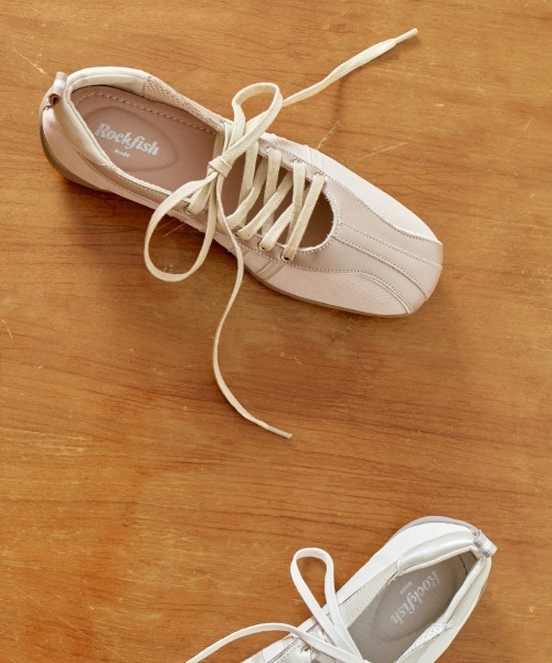 ROCKFISH WEATHERWEAR（ロックフィッシュウェザーウェア）の「[ROCKFISH N] BLISS LACEUP SNEAKERS（スニーカー・レディース・ピンク/ライトベージュ/ブラック/チョコ/スカイブルー/セージグリーン・23.0cm/25.0cm/24.5cm/24.0cm/23.5cm）」の17枚目の写真