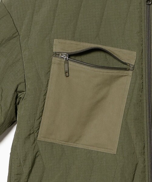 B:MING by BEAMS（ビーミングバイビームス）の「ミリタリー キルト ブルゾン（ブルゾン・レディース・カーキ/ブラック・SMALL/MEDIUM）」の15枚目の写真