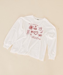 MERLOT（メルロー）の「レタリング刺繍ロンT/秋服（Tシャツ/カットソー・メンズ）」