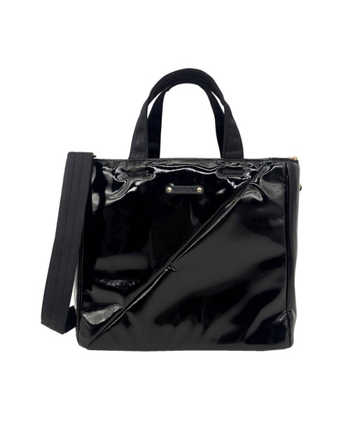 ROOTOTE(ルートート)の「ルートート / LT.スクエア.スラッシュ-A(ショルダーバッグ・レディース・ネイビー/ブラック/アイボリー/シルバー・FREE)」の2枚目の写真