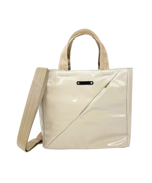 ROOTOTE(ルートート)の「ルートート / LT.スクエア.スラッシュ-A(ショルダーバッグ・レディース・ネイビー/ブラック/アイボリー/シルバー・FREE)」の9枚目の写真