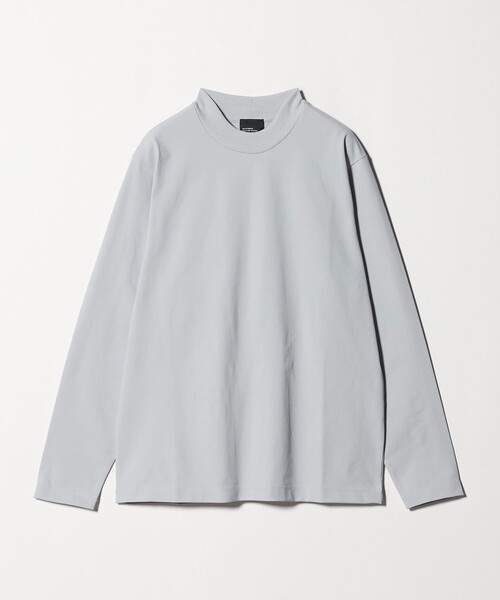 WEB限定】JUST fit クリーン カノコ モックネック 長袖 Tシャツ -抗菌