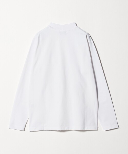 green label relaxing(グリーンレーベルリラクシング)の「【WEB限定】JUST fit クリーン カノコ モックネック 長袖 Tシャツ -抗菌-(Tシャツ/カットソー・メンズ・ホワイト/ライトグレー/ブラック・M/S/XL/L)」の14枚目の写真
