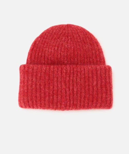 marimekko（マリメッコ）の「【kioski】Reivi / beanie（ニットキャップ/ビーニー・レディース・ブラウン/レッド・FREE）」の4枚目の写真