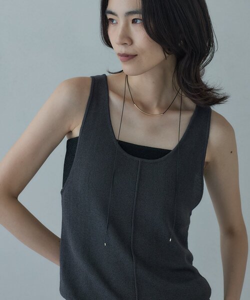 GALLEST（ギャレスト）の「コードチョーカーネックレス（ネックレス・レディース・ブラック/ブラウン系その他・00）」の3枚目の写真