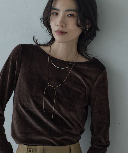 GALLEST（ギャレスト）の「コードチョーカーネックレス（ネックレス・レディース・ブラック/ブラウン系その他・00）」の5枚目の写真