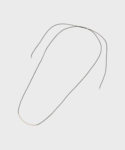 GALLEST（ギャレスト）の「コードチョーカーネックレス（ネックレス・レディース・ブラック/ブラウン系その他・00）」の6枚目の写真