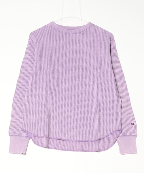 Champion(チャンピオン)の「チャンピオン LONG SLEEVE SHIRT_(Tシャツ/カットソー・レディース・ダークグレー/ネイビー/ライラック・M/L)」の3枚目の写真