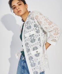 ブランド古着】ノーカラージャケット（レース）古着通販 - ZOZOUSED