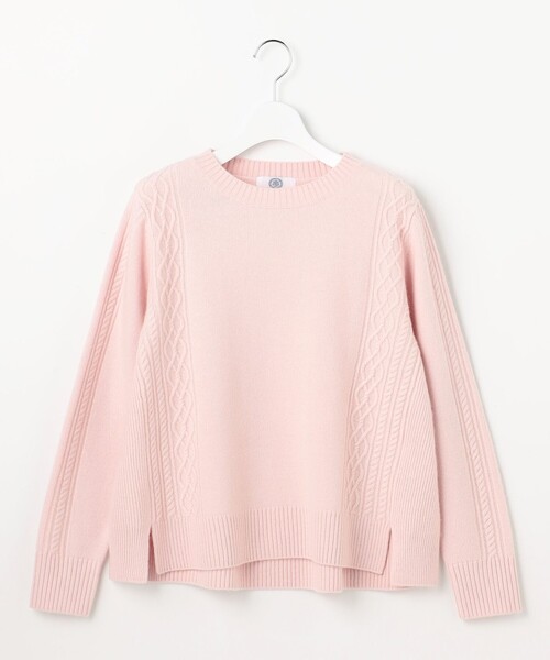 J.PRESS Ladies（J.プレス レディス）の「【WEB限定カラーあり】CAT クルーネック ニット（ニット/セーター・レディース・ピンク系/サックスブルー系/イエロー系/シルバー系/ホワイト系・SMALL）」の21枚目の写真