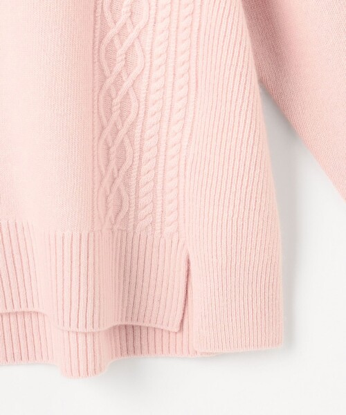J.PRESS Ladies（J.プレス レディス）の「【WEB限定カラーあり】CAT クルーネック ニット（ニット/セーター・レディース・ピンク系/サックスブルー系/イエロー系/シルバー系/ホワイト系・SMALL）」の17枚目の写真