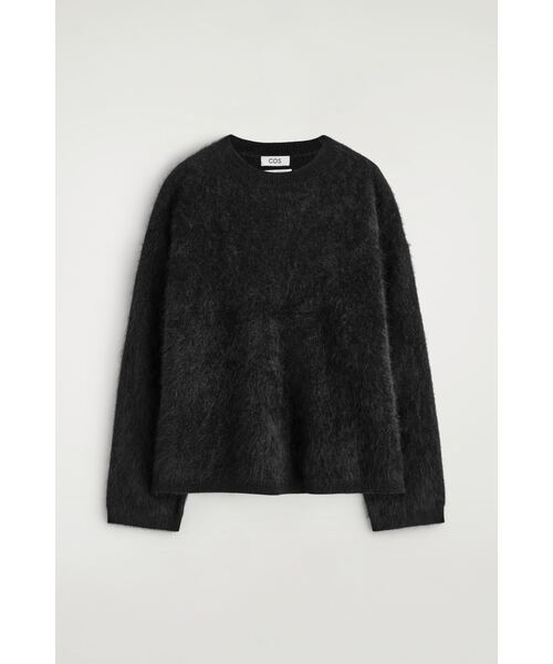 ブラッシュドカシミヤ クルーネックジャンパー（ニット/セーター