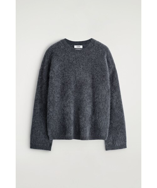 ブラッシュドカシミヤ クルーネックジャンパー（ニット/セーター