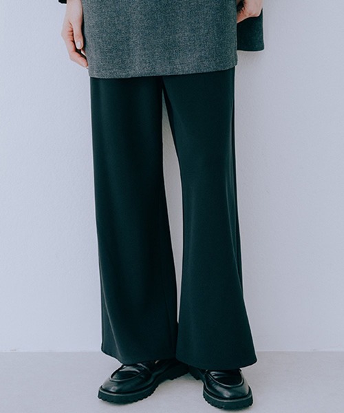 studio CLIP（スタディオクリップ）の「ラクラクキレイ見えパンツ《オケージョン2025AW》（その他パンツ・レディース・ブラック/ブラウン・MEDIUM/LARGE）」の4枚目の写真