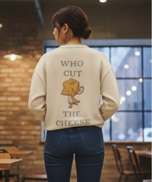 【TOM & JERRY/トムとジェリー】プリントクルーネックニット