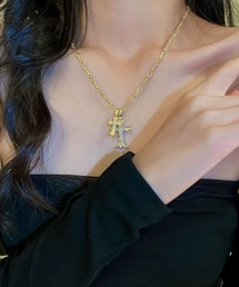 almo（アルモ）の「クロスモチーフネックレス/チェーンネックレス(RO)（ネックレス）」